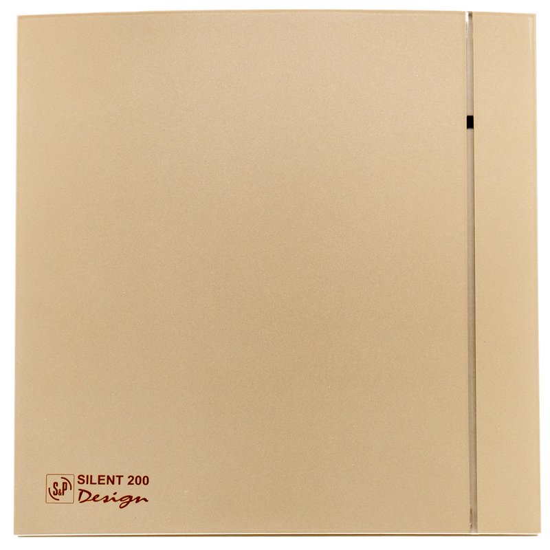 Накладной вентилятор Soler Palau SILENT-200 CZ CHAMPAGNE DESIGN 4C