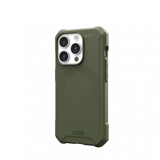 Чехол с поддержкой MAGSAFE UAG Essential Armor для iPhone 15 Pro 6.1", цвет оливковый (Olive Drab)