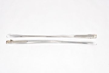 Заушник пластиковый 2 петли б/ф 6,5х1,8х135 прозрачный 10 пар