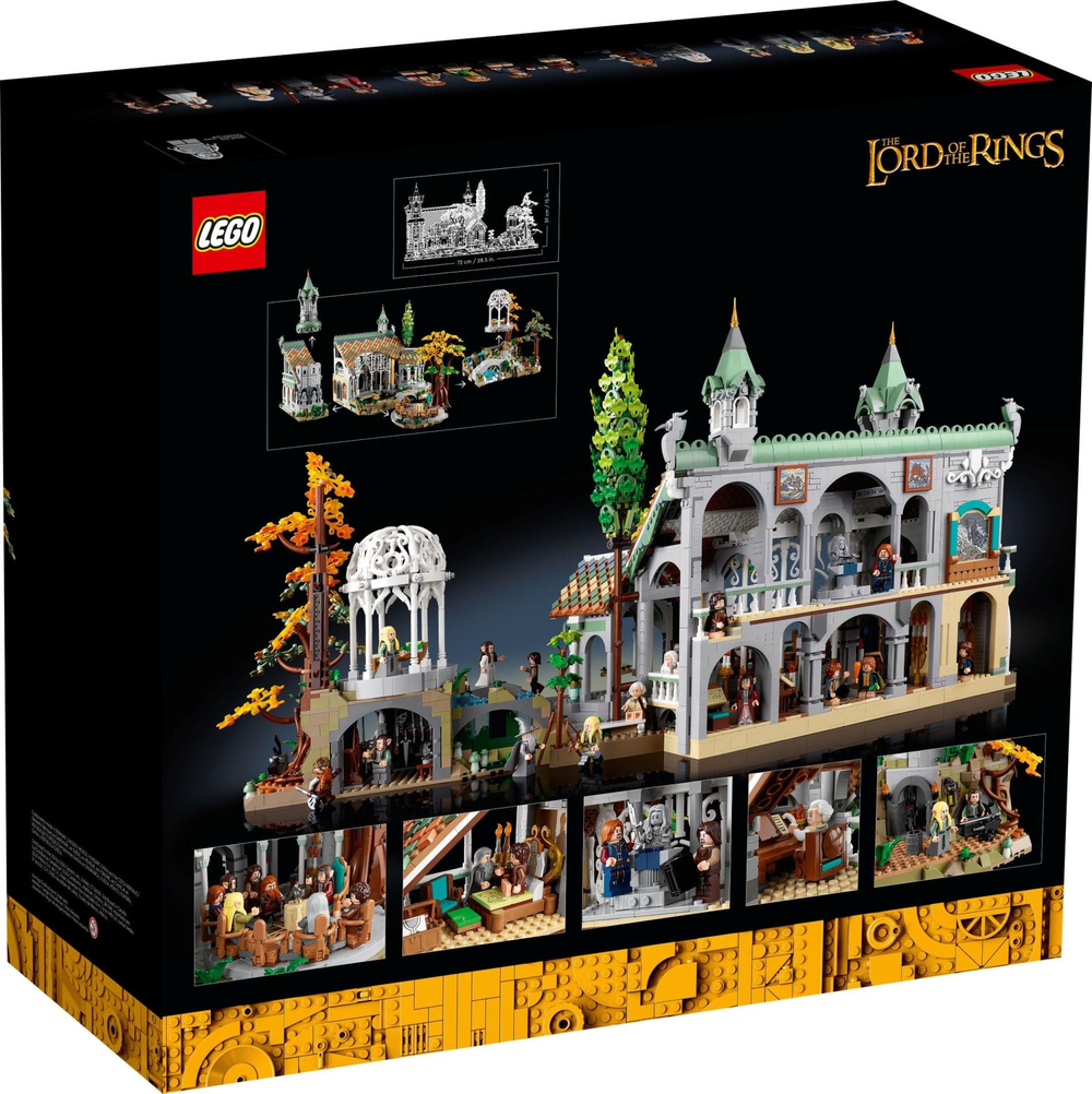Конструктор Лего Айконс Властелин колец: Ривенделл 10316 | LEGO Icons The Lord of the Rings Rivendell 6167 деталей 18+