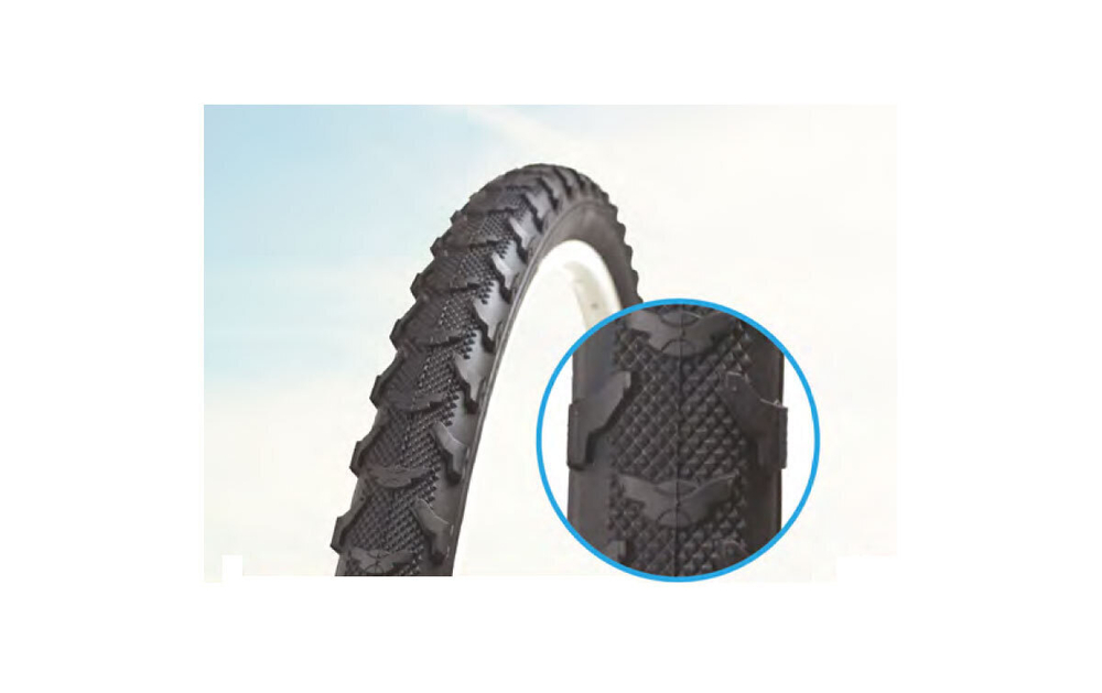 Покрышка TRIX 24"х 2.10 (56-507) TXHY-262, горная, средняя, черная