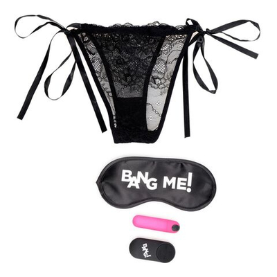 Эротический набор 28X Power Panty Remote Control Bullet Kit (Цвет: черный с розовым)