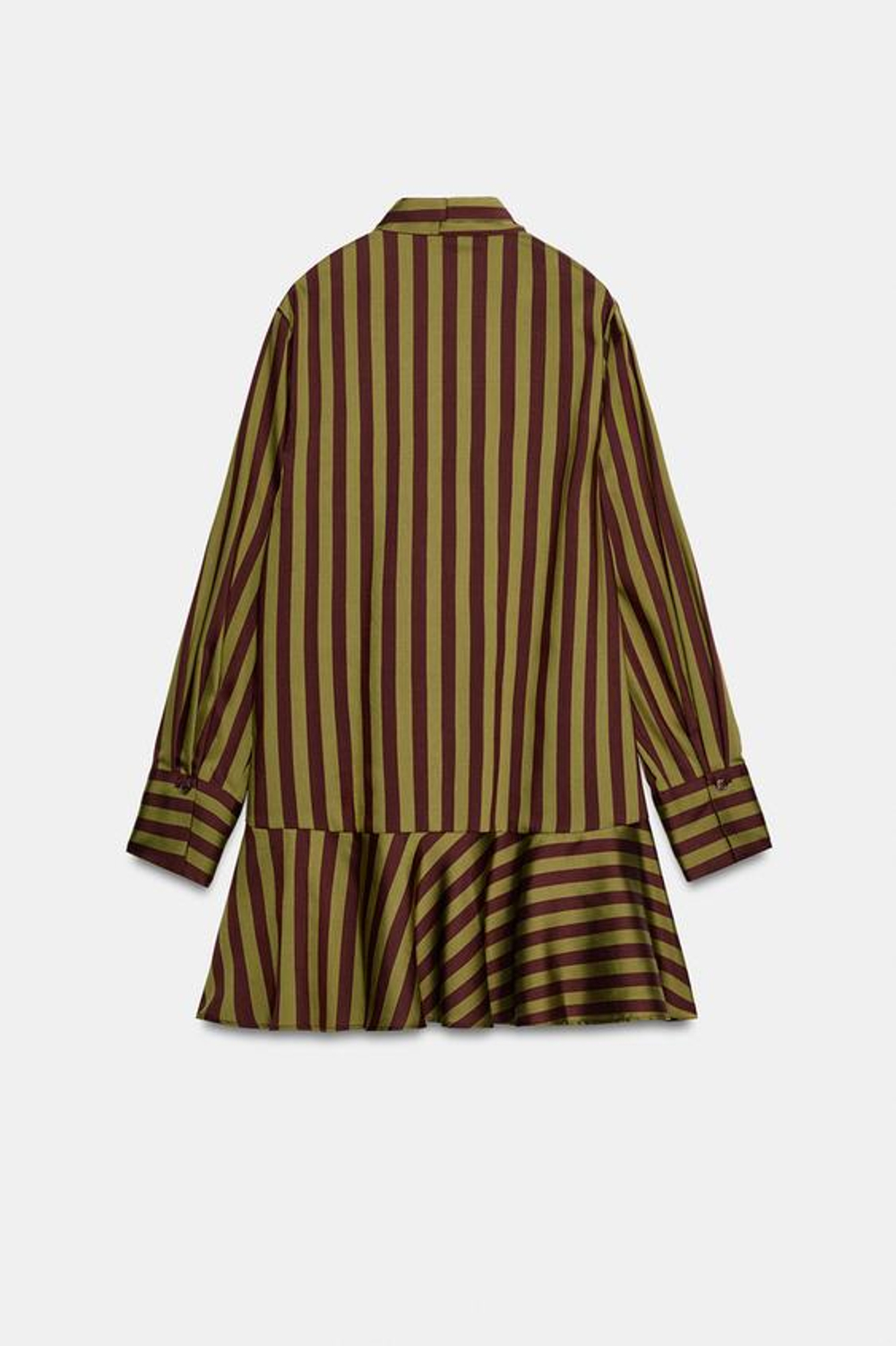 ZARA ПЛАТЬЕ В ПОЛОСКУ С БАНТОМ, ПОЛОСКИ