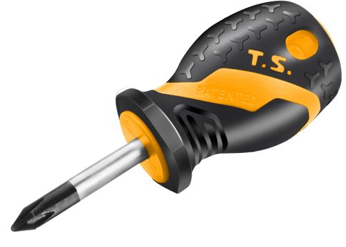 TOLSEN (TT20133) Отвертка крестовая "Gripro", Phillips №1, 38 мм