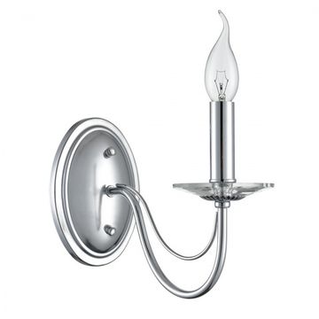 Бра 1*E14 8034/1W хром/прозрачный Сlassi Incanto Lumion