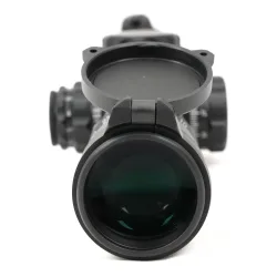 Оптический прицел ARKON Model A 5-30x56 / Аркон Модель А 5 30 56 - вид спереди, линза объектива с открытой крышкой