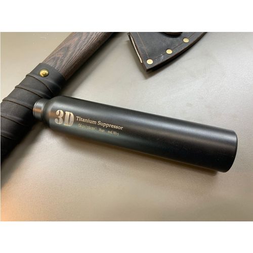 ДТК закрытого типа 3D Titanium Suppressor для карабина Вепрь 1В ВПО-148 (5,45x39, M14x1 левая), Титан, Русский дракон