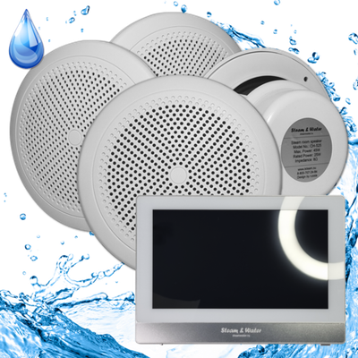 Комплект домашней акустической системы с караоке-усилителем Steam & Water SOUND 4 Standart