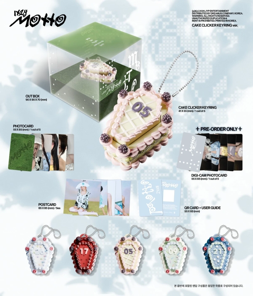 Альбом ITZY - MOTTO [Cake Clicker Keyring ver.]