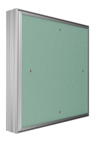 Люк ревизионный D Ceramo Base 600х600 скрыт.монтаж съемный алюминий EVECS
