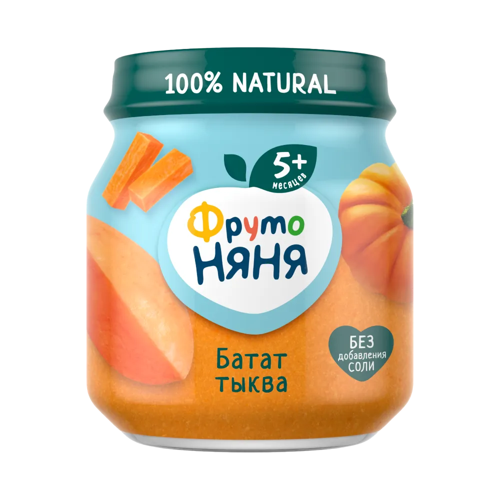 Ф-Н 110гр Пюре из Батана с Тыквой 6шт