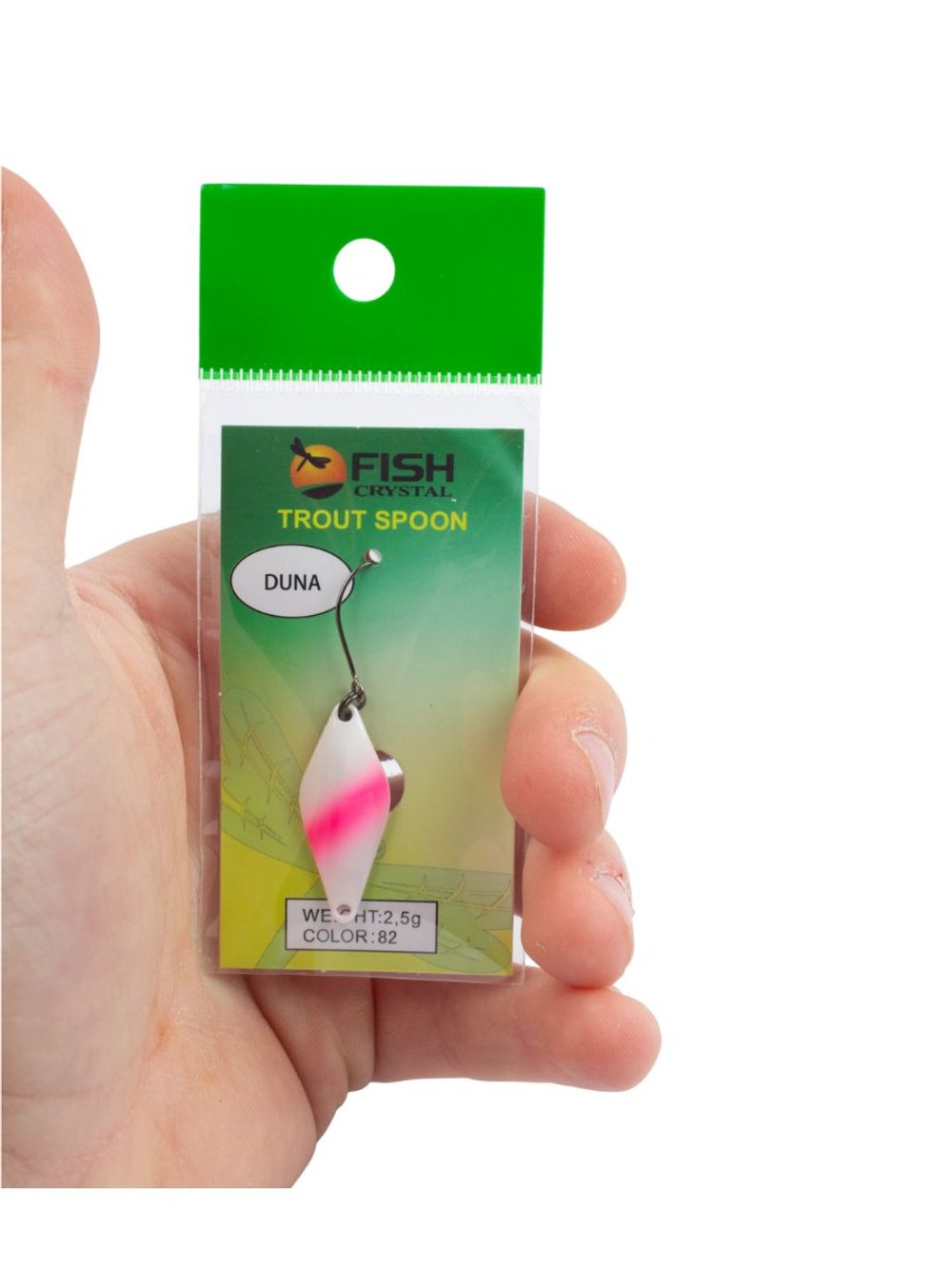 Блесна Fish Crystal DUNA 30 мм 2.5 г на форель цвет 82