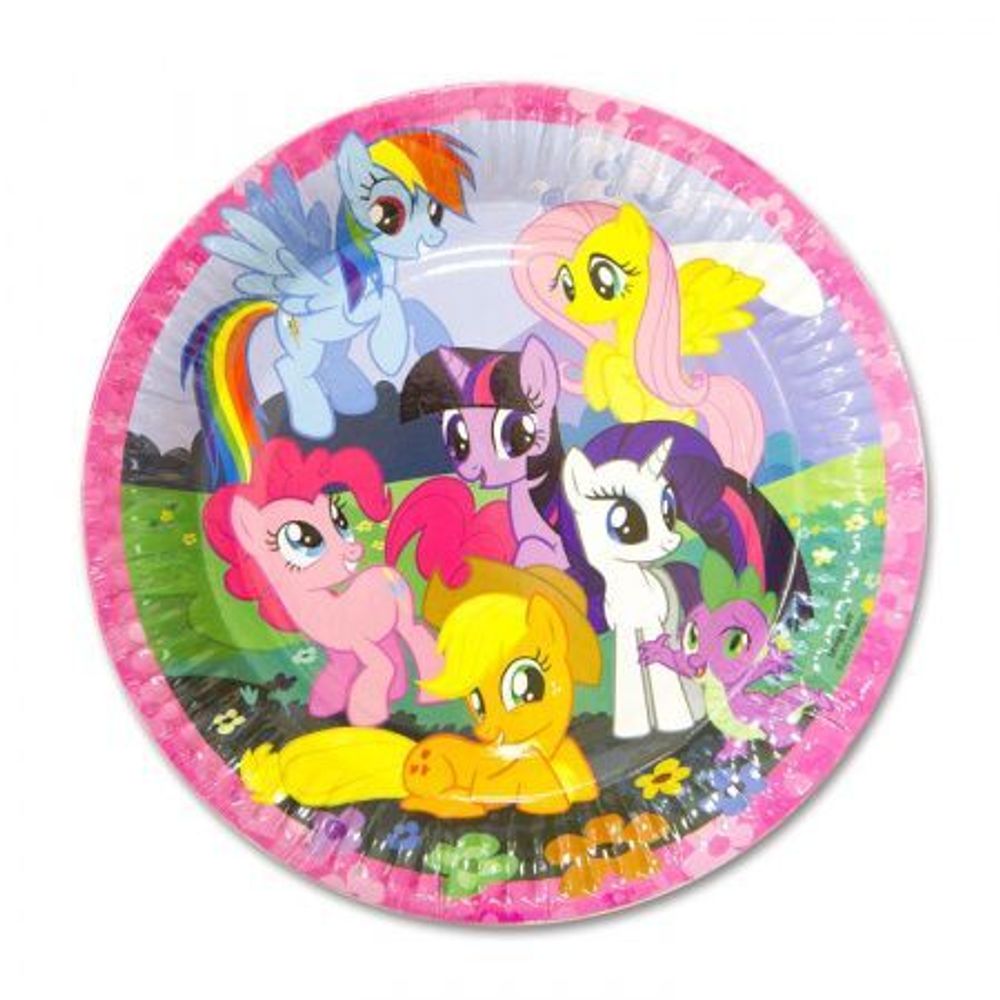 Тарелки  My Little Pony  май литл пони 23 см 8 шт.