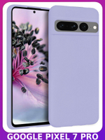 Мягкий Soft Touch чехол из силикона для GOOGLE PIXEL 7 PRO с бархатной подкладкой