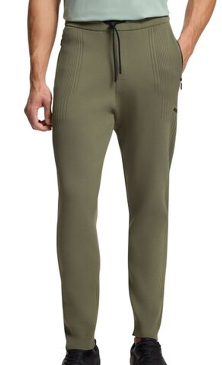 Мужские теннисные брюки BOSS Active Push - dark beige
