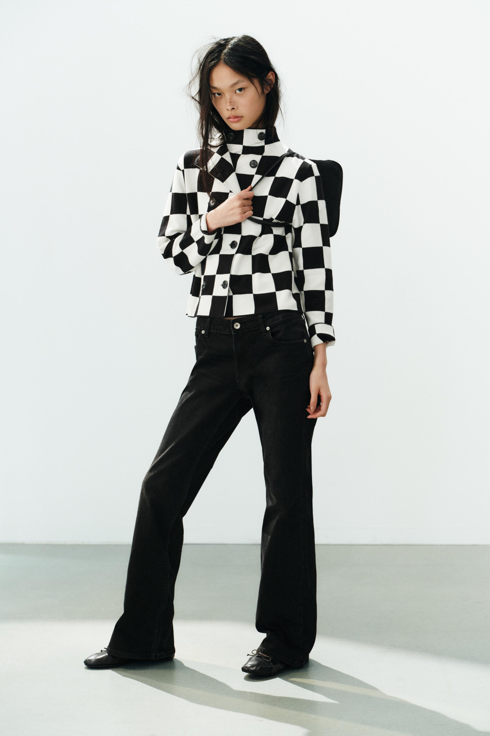 КАРДИГАН В КЛЕТКУ — ZARA