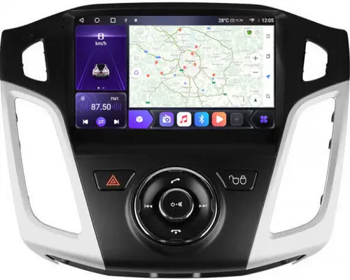 Магнитола для Ford Focus 3 2011-2019 (поддержка автопарковки) - Kuberg SF-9202-FW IPS, Android 10, 4G SIM-слот