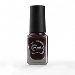 Swanky Stamping, Лак для стемпинга S68 - Горький шоколад (6 мл)