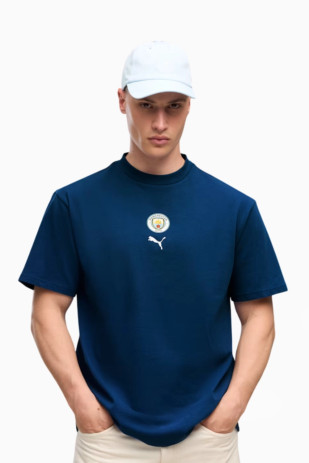 Футболка Puma Manchester City 26/27 PUMATECH-X Tee - темно-синий