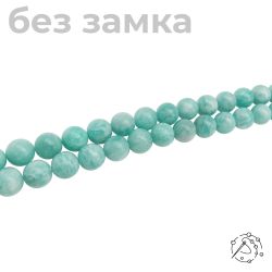 Нить из бусин Амазонит, 10 мм