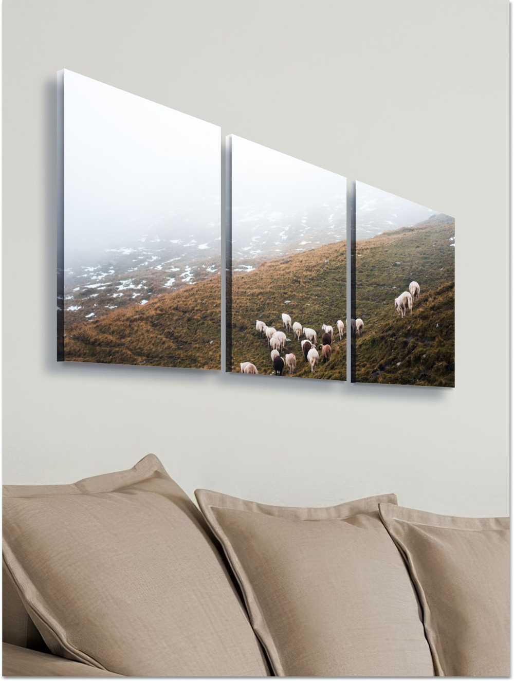 Картина Источник жизни модульная 50x70см 3шт.