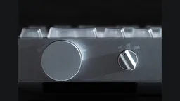 Lofree Hyzen67 Silver — регулятор громкости и переключатель подключения