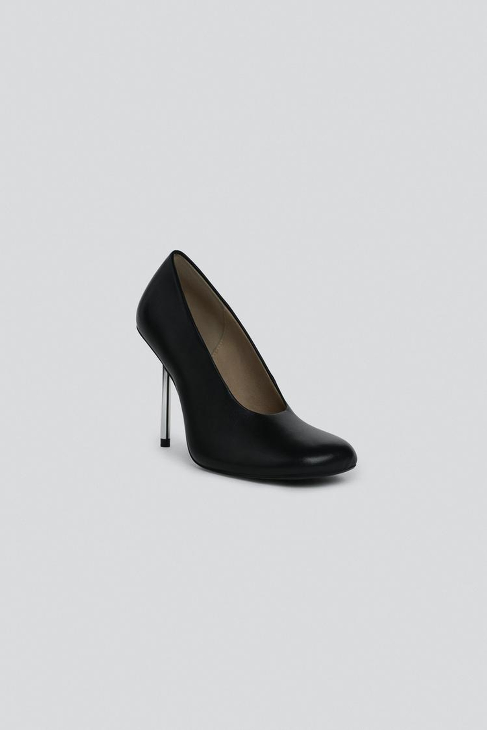 ZARA X BAISI GUADAGNINO КОЖАНЫЕ ТУФЛИ, ЧЕРНЫЙ