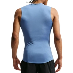 Теннисная футболка Nike Pro Dri-Fit Tight Sleeveless Fitness - indigo storm/black