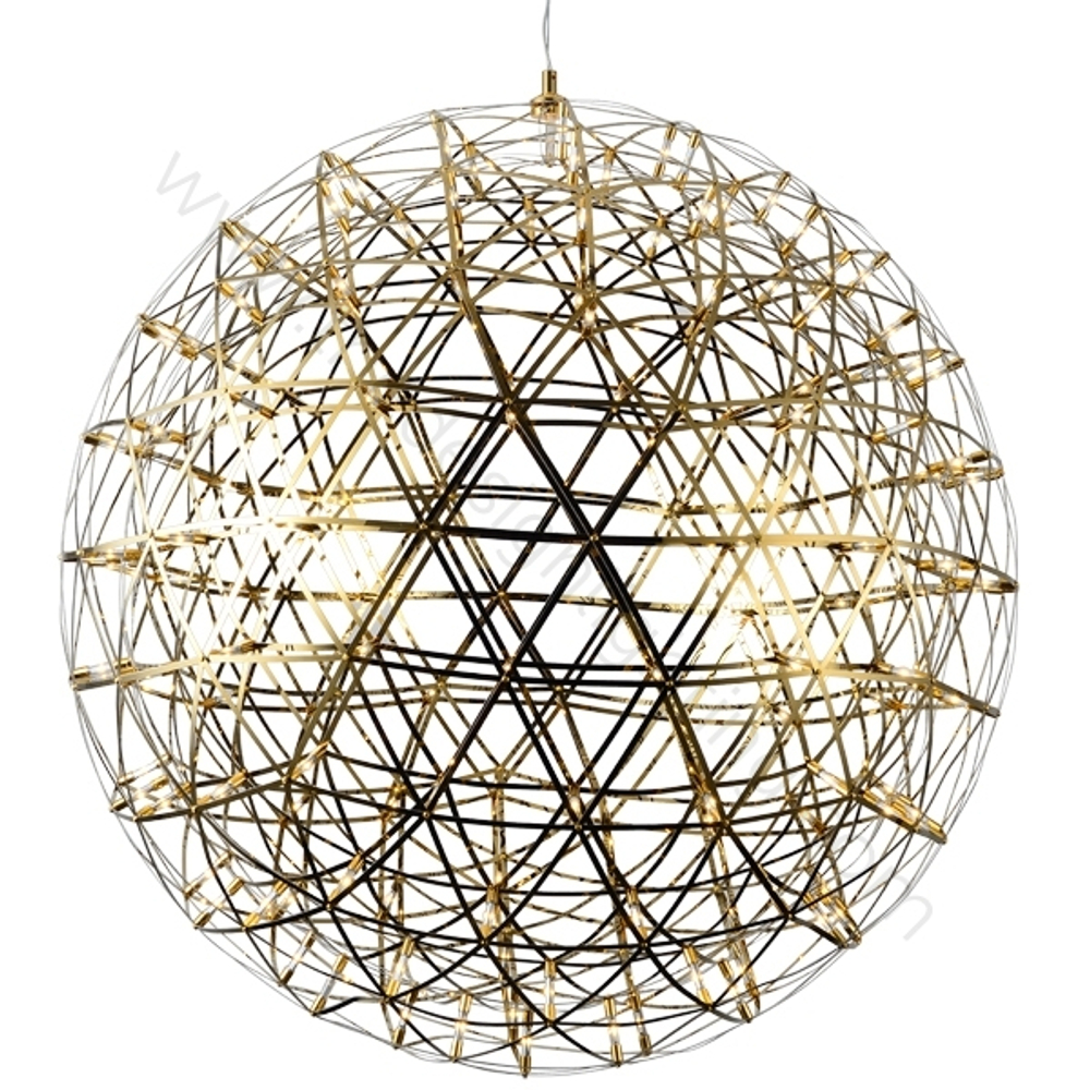Pendant design lamp  Raimond by Moooi (Gold,  D 89 cm)