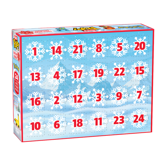 Funko Bitty POP! Countdown Calendar Pokemon 24шт — упаковка