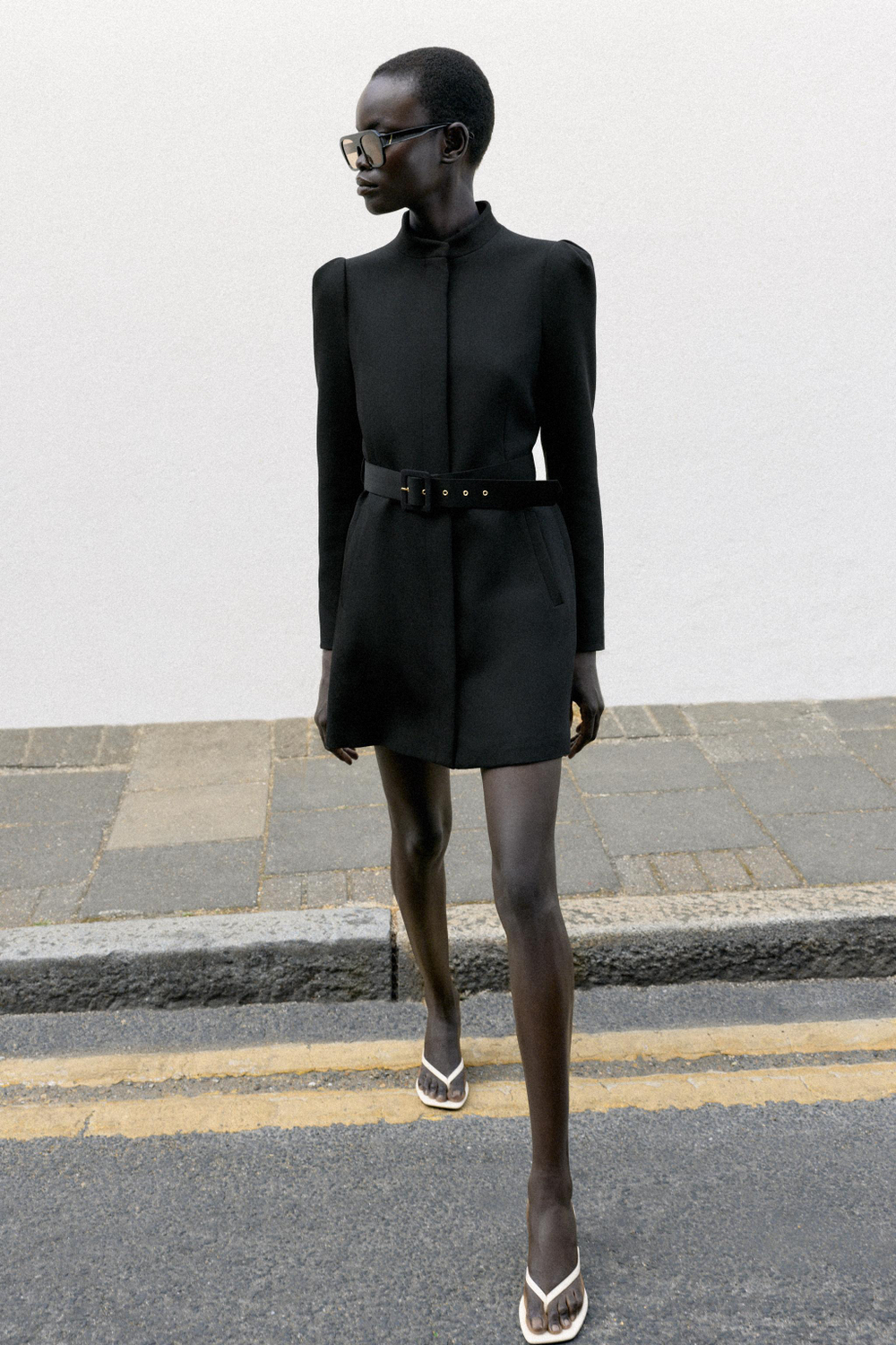 ДЛИННЫЙ БЛЕЙЗЕР С РЕМНЕМ — ZARA