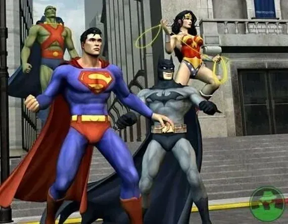 PSP Justice League Heroes (Б/У, Полностью на русском языке, ULES-00609)