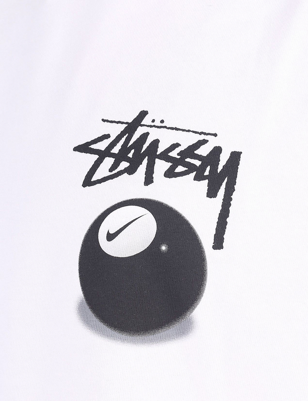 Nike x Stussy 8 Ball Tee "White"