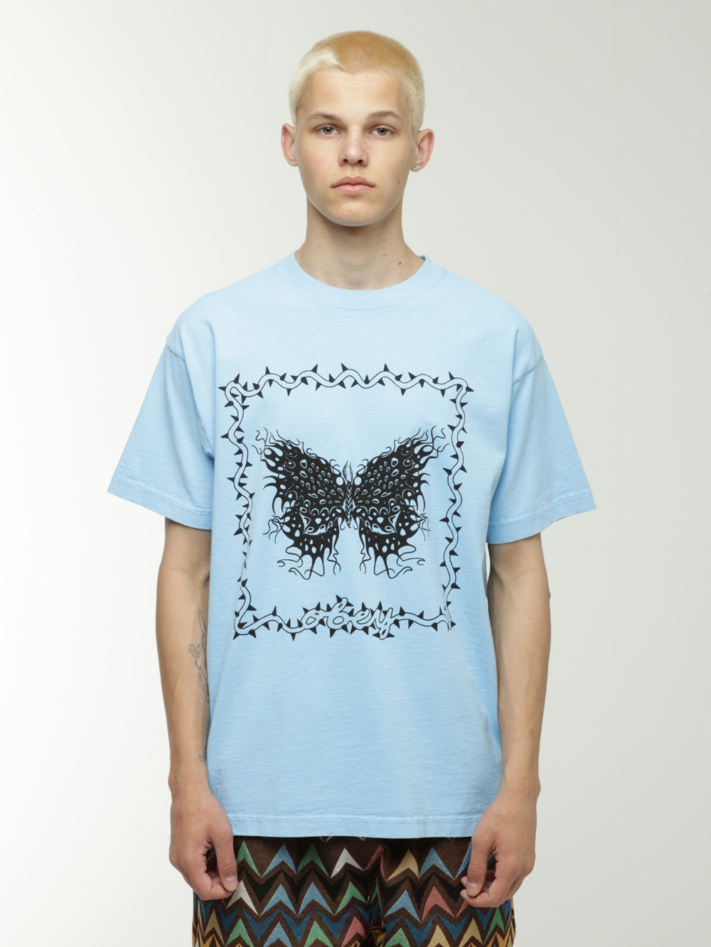 Мужская Футболка Obey Tribal Butterfly