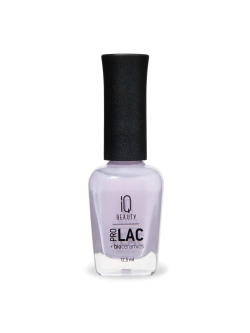 IQ BEAUTY Лак для ногтей профессиональный укрепляющий с биокерамикой #046, 12.5 мл Светло-лиловый, полупрозрачный