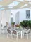 Стул пластиковый Palma, белый, тортора