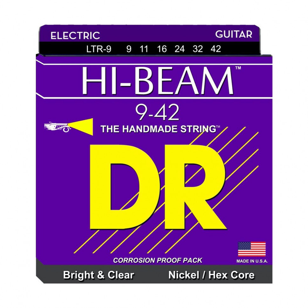 Струны для электрогитары DR Hi-Beam (9-42)