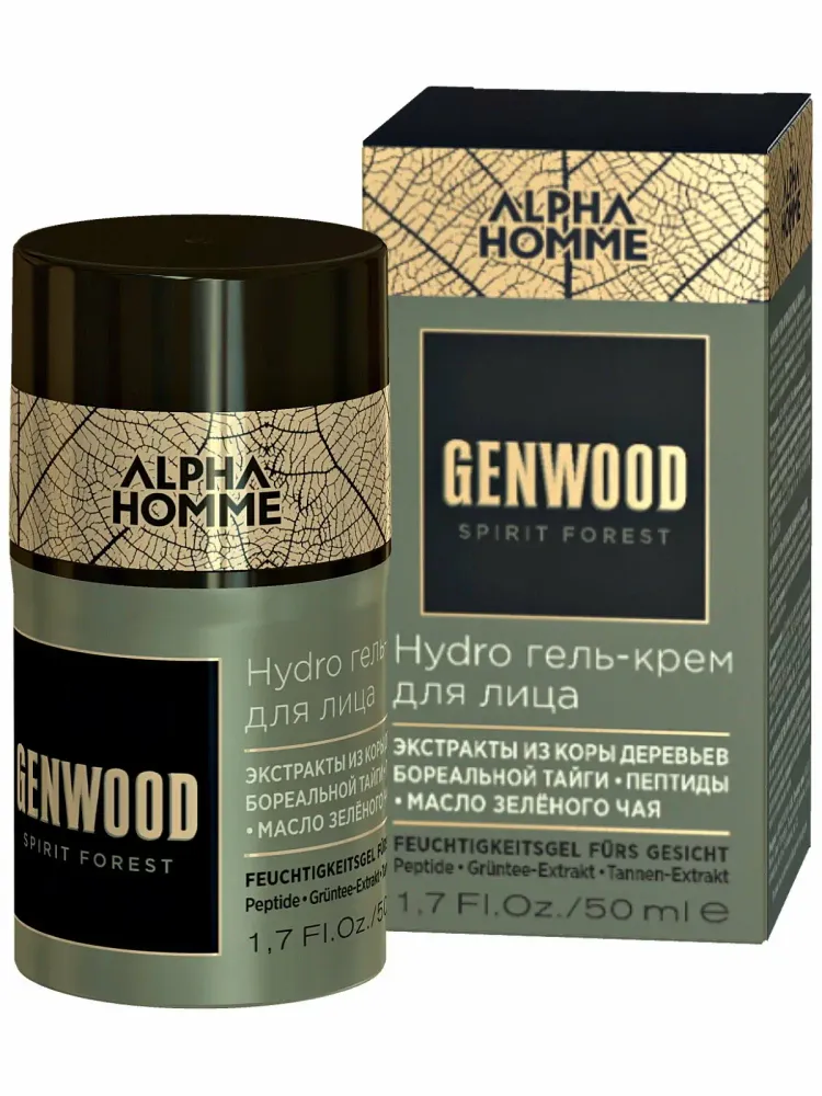 Гель-крем для лица Alpha Homme Genwood Hydro Estel, 50 мл. Гель-крем для лица Alpha Homme Genwood Hydro Estel, 50 мл.