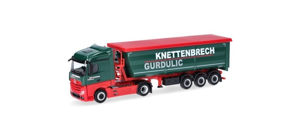 Грузовик Mercedes-Benz Actros Streamspace "Knettenbrech & Gurdulic", пп самосвал