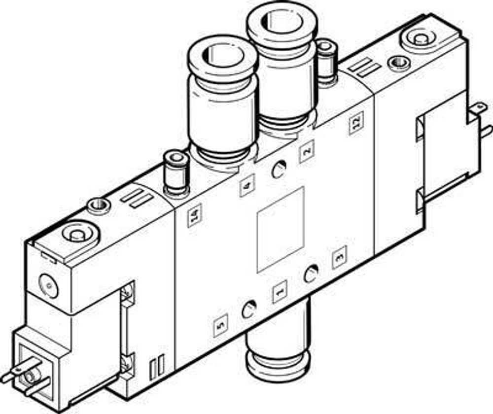 CPE18-M1H-5JS-QS-10 Распределитель с электроуправлением CPE18-M1H-5JS-QS-10 Распределитель с электроуправлением