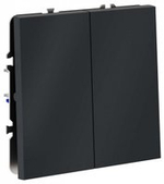Переключатель перекрестный двухклавишный без рамки Voltum S70 VLS020507