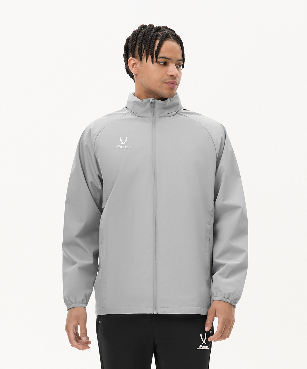 Куртка ветрозащитная JÖGEL PREMIER PerFormPROOF FZ Rain Jacket, серый
