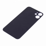 Задняя крышка для iPhone 12 mini Фиолетовый (стекло, широкий вырез под камеру, логотип)