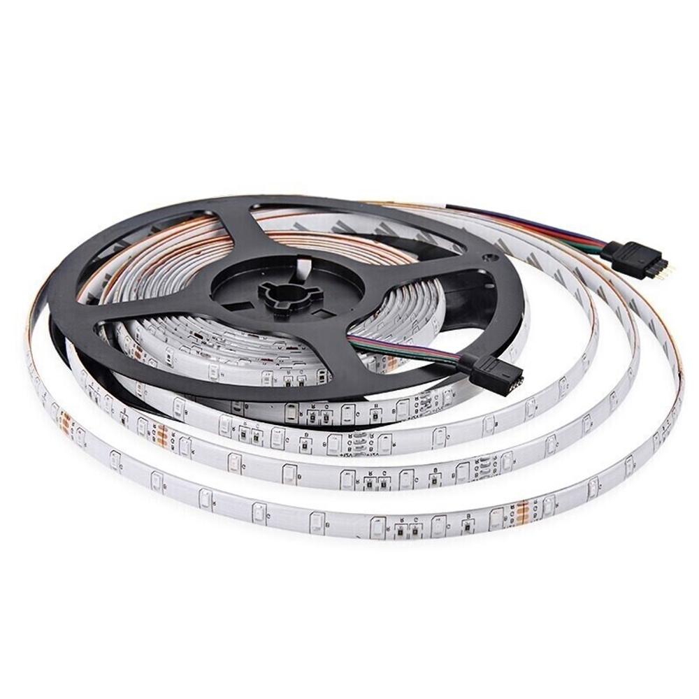 Светодиодная лента 5 м/Roll RGB 3528, Led300/60 метр ,влагозащита IP65, чип Epistar,размер L500cm (5M) x W0.8cm x T0.25cm,мощн 4 Вт/м,12
