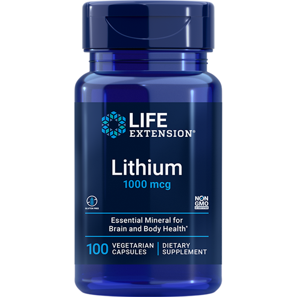 Lithium 1000 мкг 100 капсул Life Extension