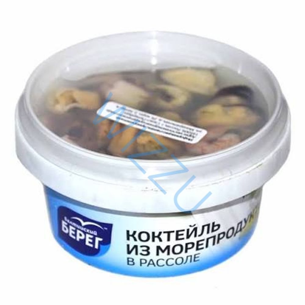 Коктейль из морепродуктов в рассоле 210гр