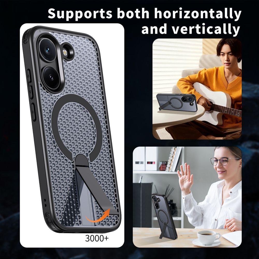 Прозрачный чехол Mesh Pro Magnetic Case для Poco X8 Pro 5G