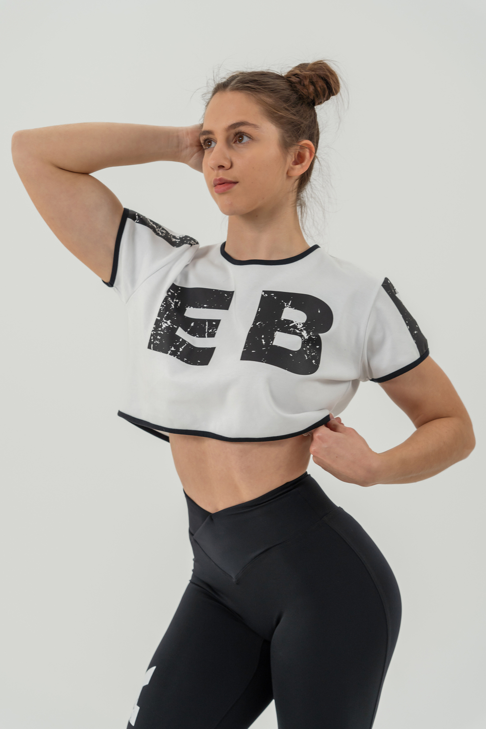 ЛЕГИНСЫ HIGH WAISTED GYM LEGGINGS GLUTE CHECK 613 ЧЕРНЫЕ