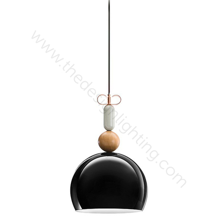 Pendant design lamp  Bon Ton Т1B1 by YUUE Design Studio  (Black)