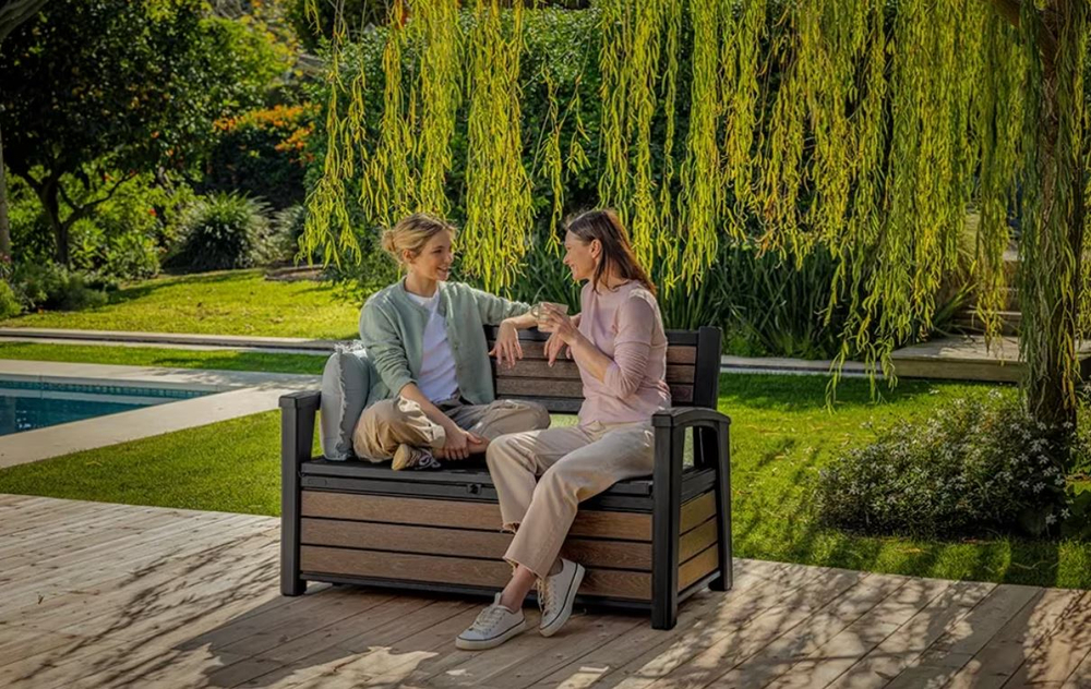 Скамья - сундук Keter Deco Garden Bench brown